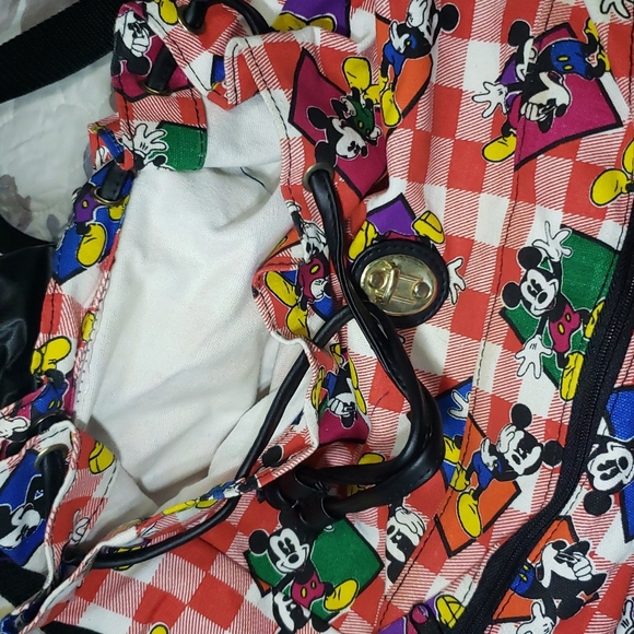 Mickey Mouse Drawstring Backpack 90s - Picture 3 of 5